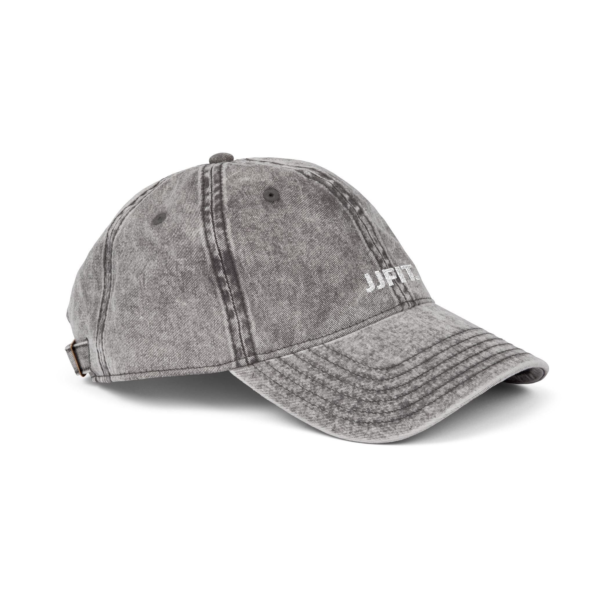 Distressed 'JJFIT' Daddy Hat - Vintage Embroidered Cap